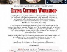 Living Culture Workshop